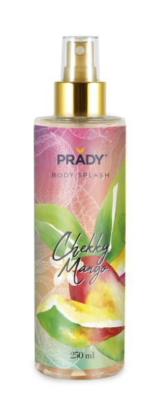 prady body splash chekky mango frasco de 250 ml spray pulverizador