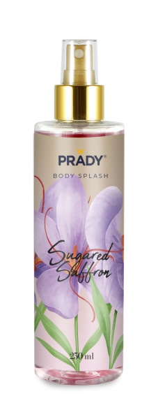 prady body splash sugared saffron frasco de 250 ml spray pulverizador