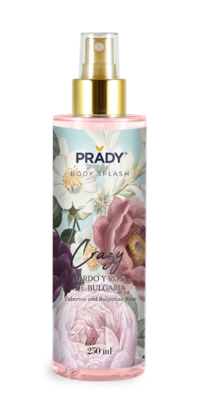 prady body splash crazy frasco de 250 ml spray pulverizador