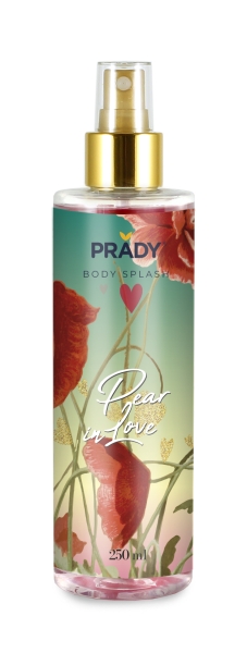 prady body splash pear in love frasco de 250 ml spray pulverizador