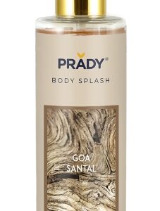 prady body splash goa santal frasco de 250 ml spray pulverizador