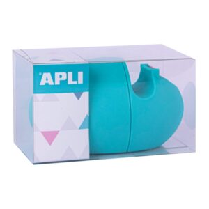 apli nordik collection dispensador de cinta adhesiva para rollos 19mmx33m textura suave y tacto agradable colores aleatorios surtidos