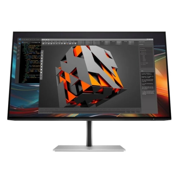 hp series 7 pro 724pf monitor 23.8" ips fullhd 100hz respuesta 5ms ajustable en altura, giratorio e inclinable hdmi, displayport, hub usb vesa 100x100 color negro/plata