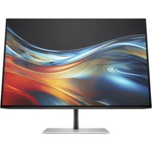 hp series 7 pro 724pn monitor 24" ips fullhd 100hz microedge respuesta 5ms ajustable en altura, giratorio e inclinable hdmi, displayport, hub usb vesa 100x100 color negro/plata