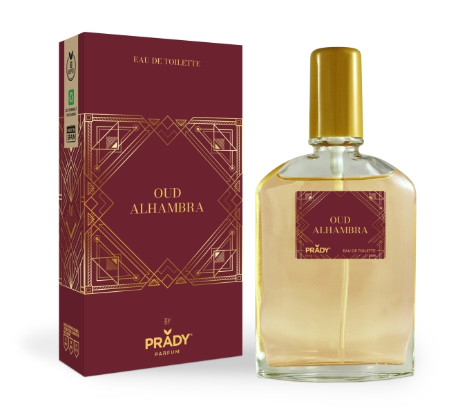 prady colonia unisex oud alhambra frasco de 90 ml spray pulverizador
