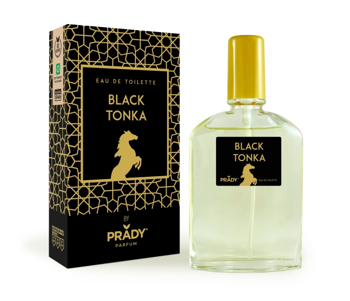 prady colonia unisex black tonka frasco de 90 ml spray pulverizador