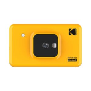 kodak mini shot 2 camara digital instantanea bluetooth 10mp pantalla lcd 1.7" flash integrado espejo para selfies color amarillo