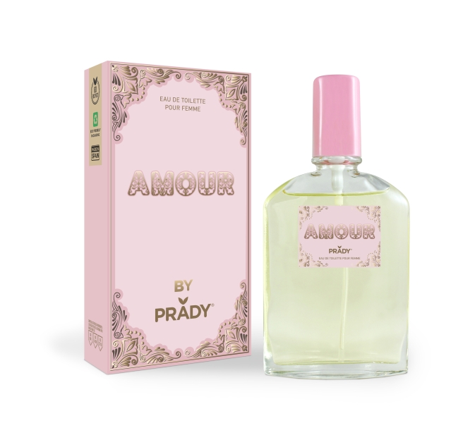 prady colonia de mujer amour frasco de 90 ml spray pulverizador