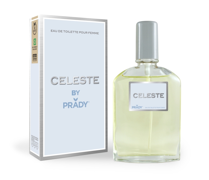 prady colonia de mujer celeste frasco de 90 ml spray pulverizador