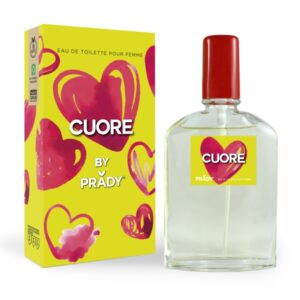 prady colonia de mujer cuore frasco de 90 ml spray pulverizador