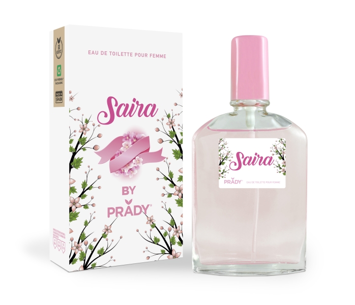 prady colonia de mujer saira frasco de 90 ml spray pulverizador
