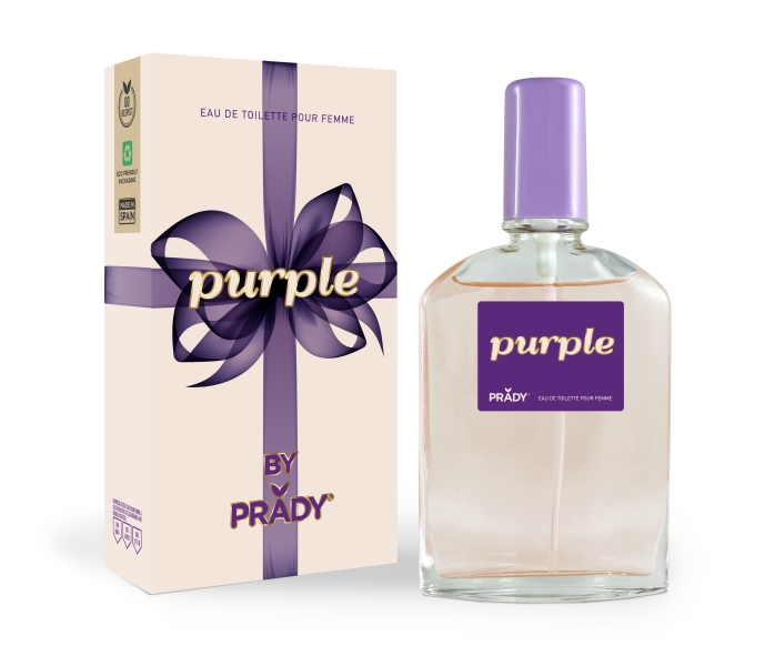 prady colonia de mujer purple frasco de 90 ml spray pulverizador