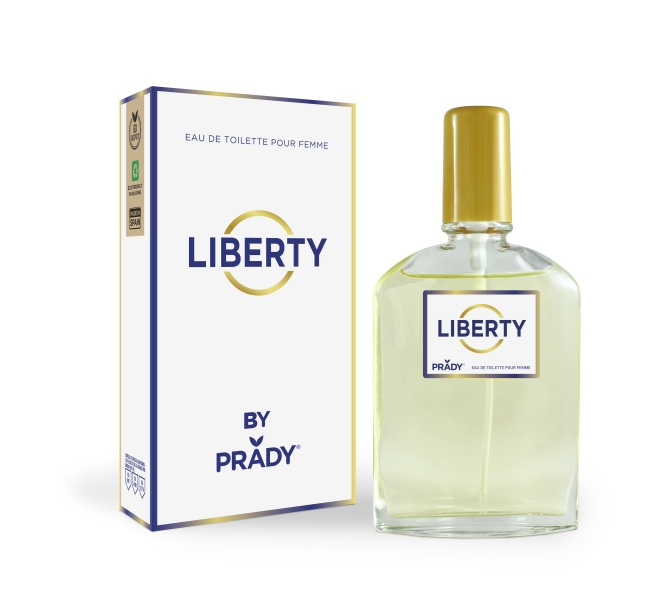 prady colonia de mujer liberty frasco de 90 ml spray pulverizador