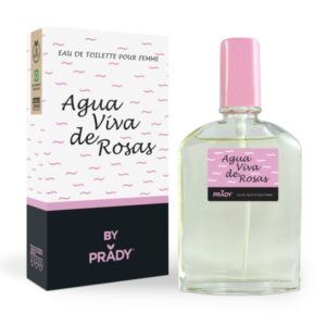 prady colonia de mujer agua viva de rosas frasco de 90 ml spray pulverizador