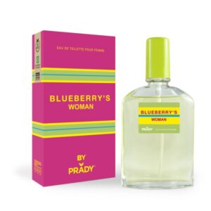 prady colonia de mujer blueberry´s woman frasco de 90 ml spray pulverizador