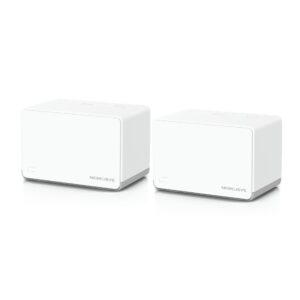 mercusys halo h70x sistema wi fi 6 mesh ax1800 doble banda 2 unidades halo cobertura hasta 550 m² color blanco