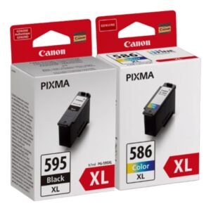 canon pg 595xl/cl 586xl multipack de 2 cartuchos de tinta originales 7170c004