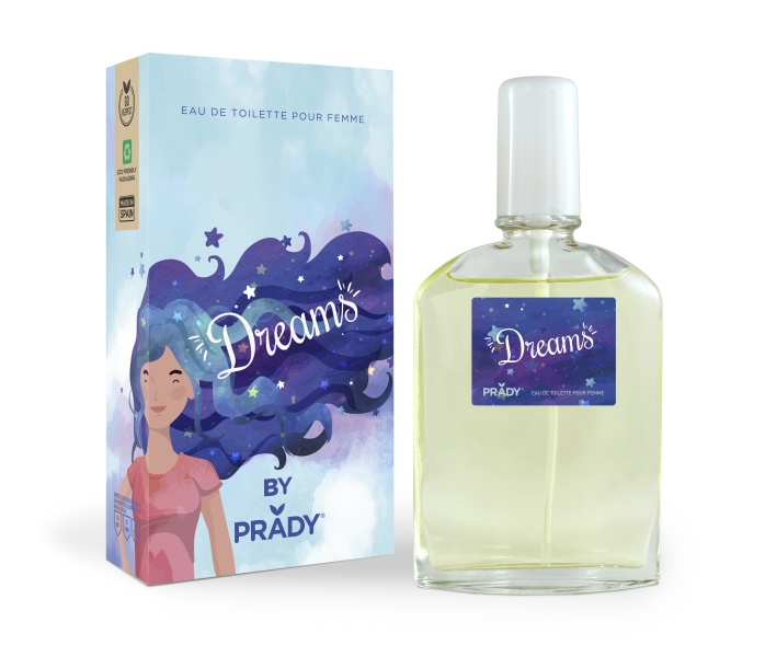 prady colonia de mujer dreams frasco de 90 ml spray pulverizador