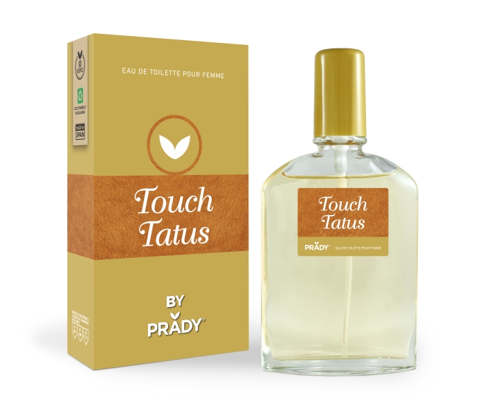prady colonia de mujer touch tatus frasco de 90 ml spray pulverizador