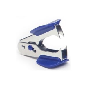 rapesco r4 safety pack con 20 quitagrapas tipo pinza cuerpo metalico con empuñadura de plastico cierre de seguridad colores azul, rojo y negro