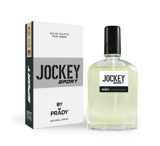 prady colonia de hombre jockey sport black frasco de 90 ml spray pulverizador