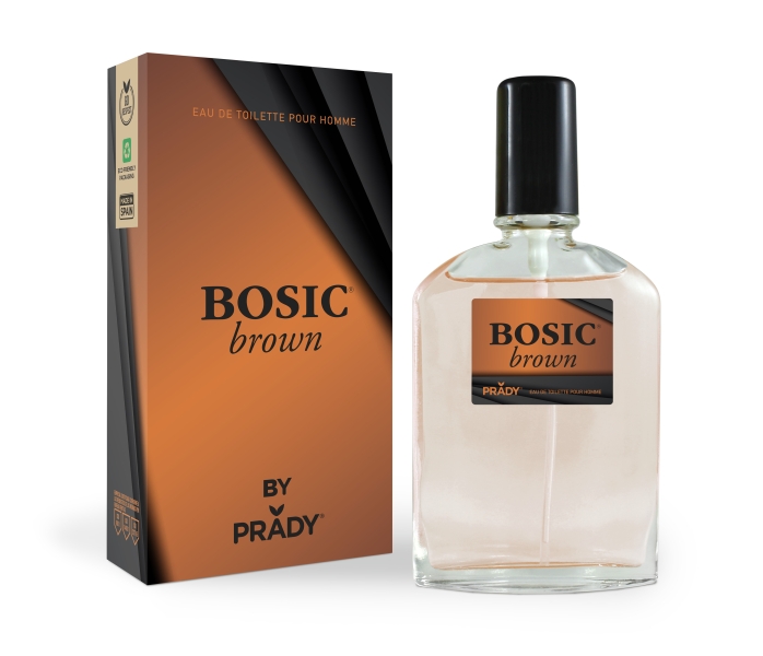 prady colonia de hombre bosic brown frasco de 90 ml spray pulverizador