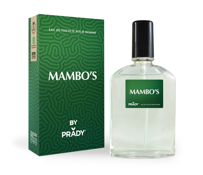 prady colonia de hombre mambo´s frasco de 90 ml spray pulverizador