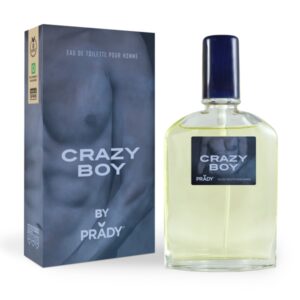 prady colonia de hombre crazy boy frasco de 90 ml spray pulverizador