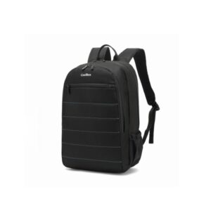 coolbox bag15 2n mochila para portatil 15.6" compartimento acolchado tejido impermeable bolsillos laterales asa y tirantes regulables cinta elastica para trolley color negro
