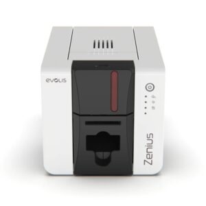 evolis zenius 2 expert impresora de tarjetas resolucion 300x1.200ppp usb, ethernet color blanco