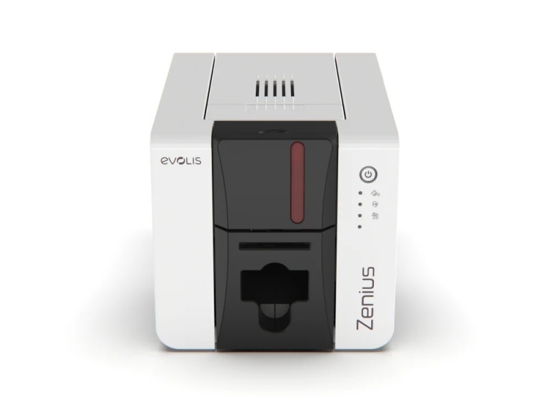 evolis zenius 2 expert impresora de tarjetas resolucion 300x1.200ppp usb, ethernet color blanco