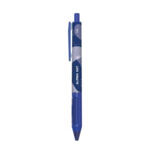 alpino dot boligrafo retractil punta 1mm agarre suave color azul