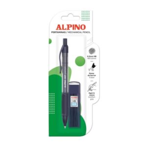 alpino dot pack con portaminas 0,5mm + bote de minas agarre comodo color azul oscuro