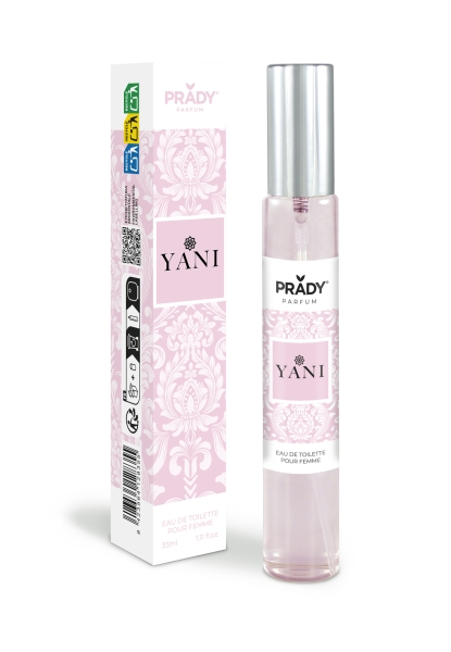 prady colonia de mujer yani frasco de 33 ml spray pulverizador