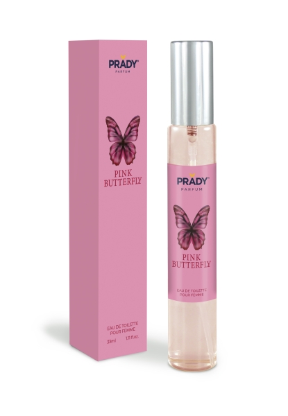 prady colonia de mujer pink butterfly frasco de 33 ml spray pulverizador