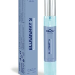 prady colonia de hombre blueberry´s frasco de 33 ml spray pulverizador
