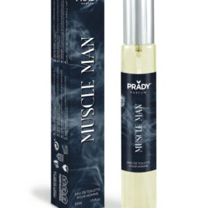 prady colonia de hombre muscle man frasco de 33 ml spray pulverizador