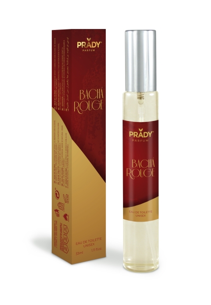 prady colonia unisex bacha rouge frasco de 33 ml spray pulverizador