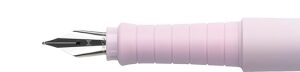 faber castell poly ball flow edition blushing sky pluma estilografica ancho del plumin medio suave al tacto color rosa/azul degradado