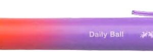 faber castell daily ball flow edition punchy melon boligrafo retractil xb atractivo diseño tinta azul indeleble color lila/rojo degradado