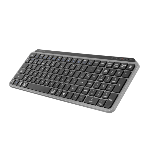 mars gaming mk silenkeys teclado completo inalambrico bluetooth disposicion francesa azerty fr 720mah teclas silenciosas de perfil bajo accesos directos 384x132x24mm color negro