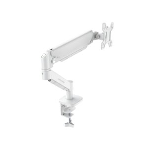 mars gaming marmpro1 soporte de mesa con brazo articulado para monitores hasta 32" incluye accesorios articulado 360° vesa 100x100 muelle de gas 480x460x115mm color blanco