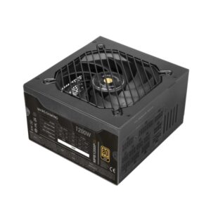 mars gaming mpb1200psi fuente de alimentacion atx 1200w ventilador 140mm 80 plus gold silencioso 14db cableado modular antivibracion cables planos 150x160x85mm color negro