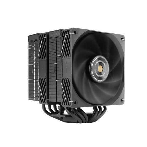 mars gaming mcpu x26pro disipador cpu potencia tdp hasta 350w 6 tubos 2 ventiladores pwm de 120mm 2300rpm cable reductor de ruido antivibracion 122x122x158mm color negro