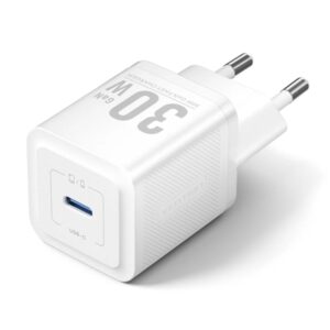 vention cargador de pared 30w gan usb c carga rapida tecnologia pps color blanco
