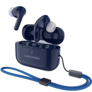 vention echo lite e11 plus auriculares intraurales inalambricos bluetooth 6.0 autonomia hasta 6h estuche con bateria de 250mah color azul