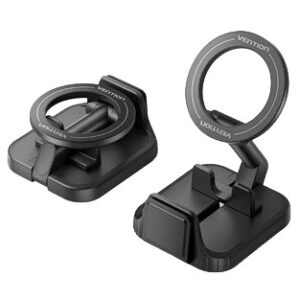 vention soporte magnetico de mesa para smartphone plegable ideal para viajes color negro