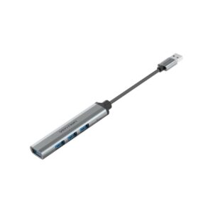 vention mini hub usb 4 en 1 cable usb a de 15cm 4xusb a velocidad hasta 5gbps color gris