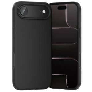 vention funda de silicona para iphone 17 air anillo magnetico magsafe compatible con carga inalambrica color negro
