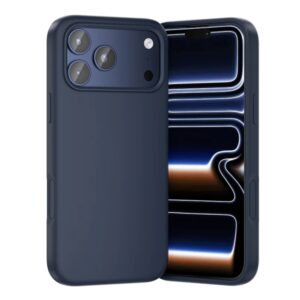vention funda de silicona para iphone 17 pro max anillo magnetico magsafe incluye accesorios color azul